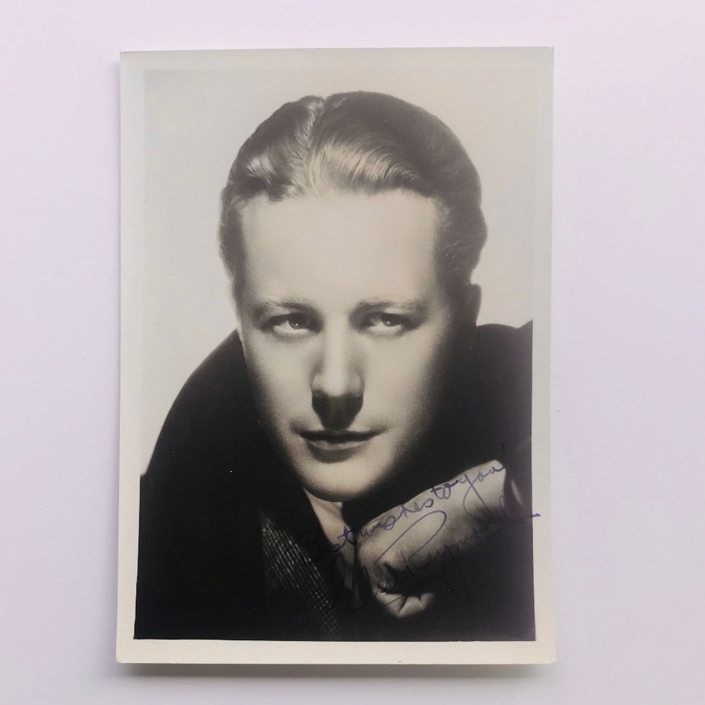 Vintage Autographed Gene Raymond Fan Photo